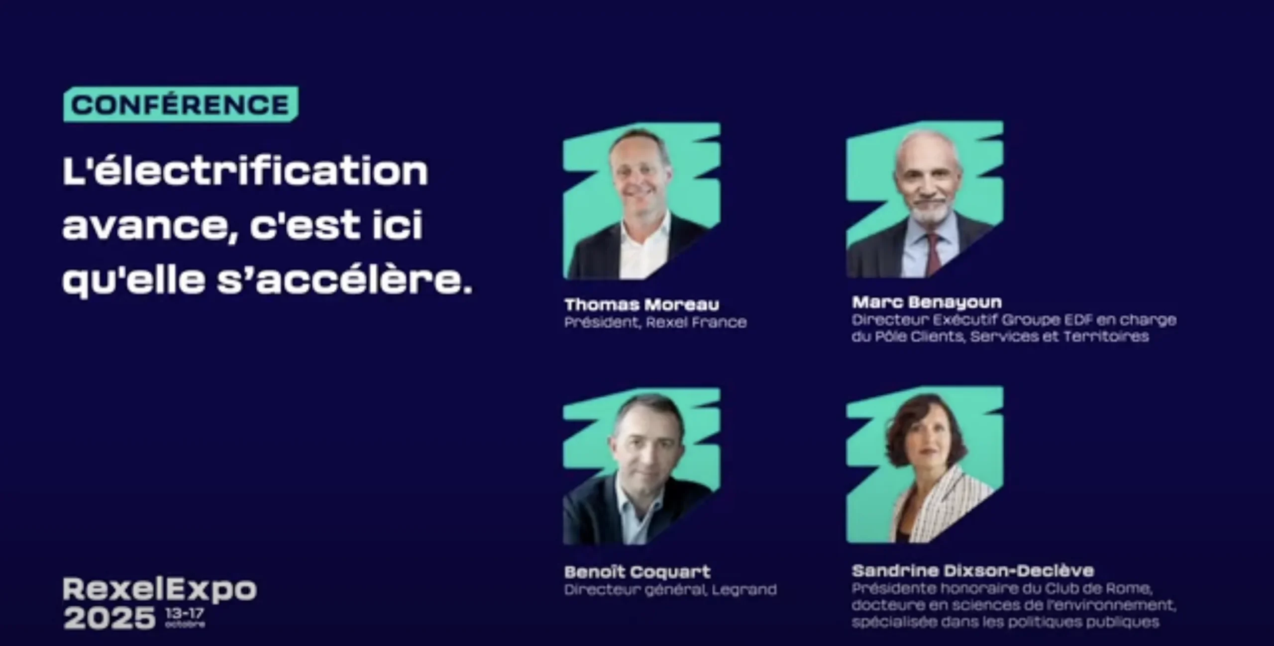RexelExpo - Conférence : L'électrification avance, c'est ici qu'elle s'accélère